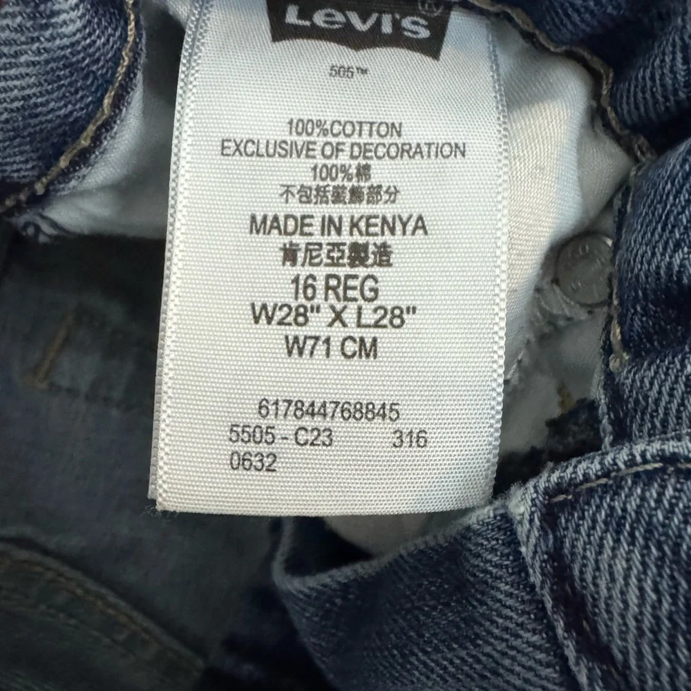 Levi's Men's Straight Blue Jeans Size 28x28
